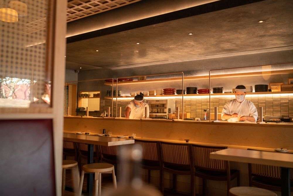 Neighborhood Sushi Ambiance