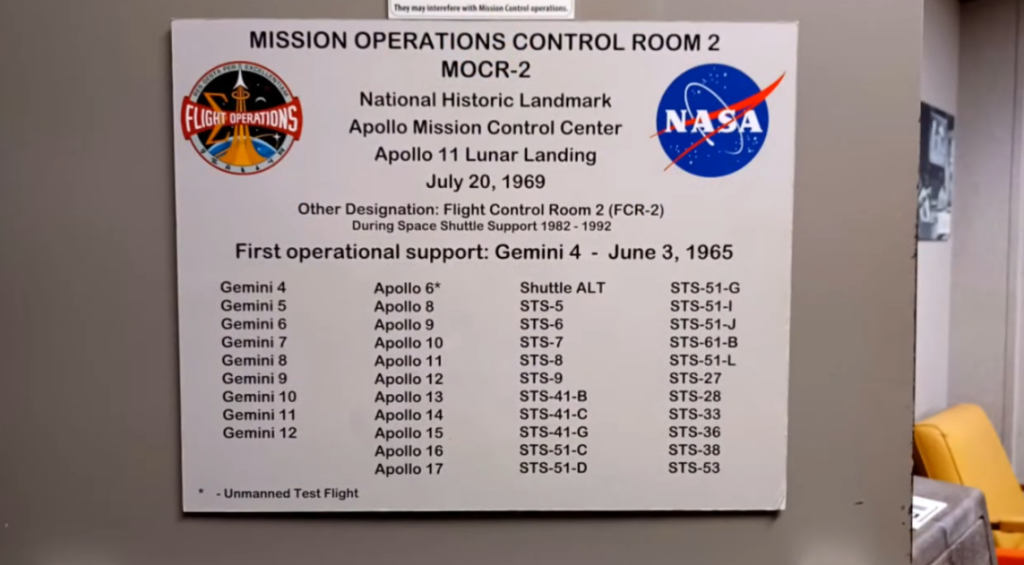 Mission Control Tour